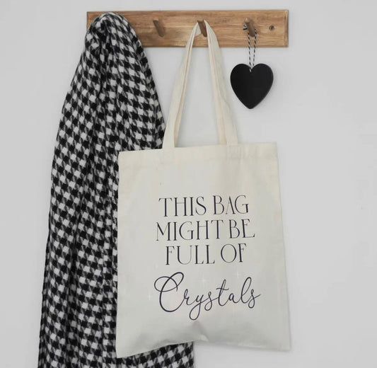 This bag might by full of crystals tas