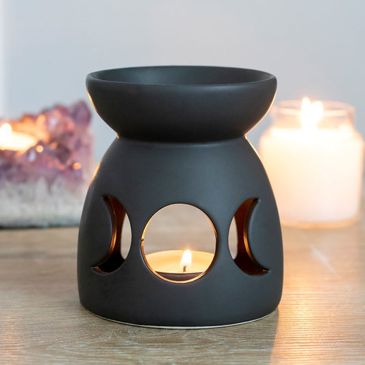 Black triple moon oliebrander