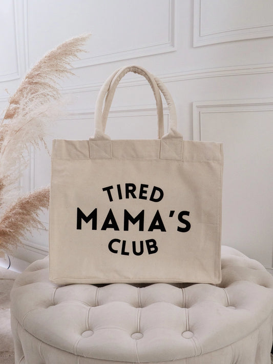Tas - Tired Mama's Club - Beige